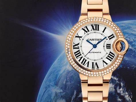 Cartier Ballon Bleu diamond bezel